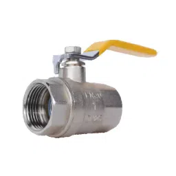 Somany Ball Valve Signature Collection Silver Color Metal Body Size 1-1/4 inch (31.75 mm), 272150050901-35