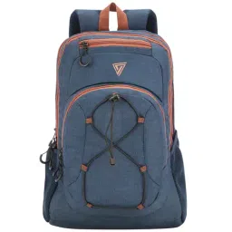 The Vertical Slub 21 Ltrs Navy Large Laptop Backpack-image-30