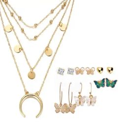 YouBella Stylish & Trendy Jewellery Set Combo of 6-8