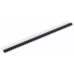 RS PRO 36 Way Striaght Through Hole Pin Header 1 Row, 2518632 image 3