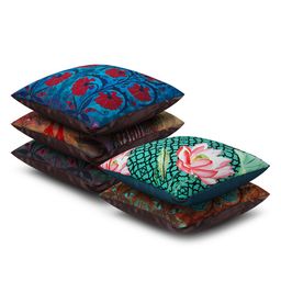 SEJ by Nisha Gupta Multicoloured 16" x 16" Set of 5 Square Printed Cushion Covers image 2
