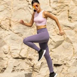 BlissClub Purple Plain Full Coverage Bra-picture-43