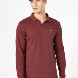 Byford By Pantaloons Maroon Cotton Slim Fit Sweatshirt-picture-16