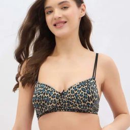 Clovia Multicolor Regular Fit Printed Bra-15
