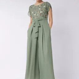 Miss Chase Green Embellished Jumpsuit-image-69