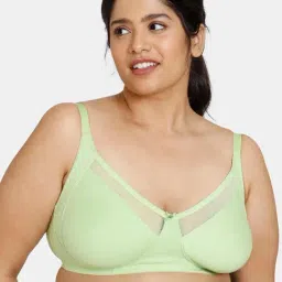 Zivame Light Green Full Coverage Double Layered Bra-picture-16