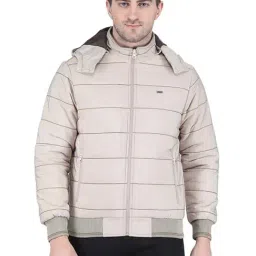 Monte Carlo White Regular Fit Quilted Hooded Jacket-19
