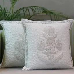 India Circus By Krshna Mehta Multi Cotton Printed Cushion Covers-image-86