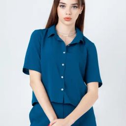 Zink London Blue Regular Fit Shirt-image-16