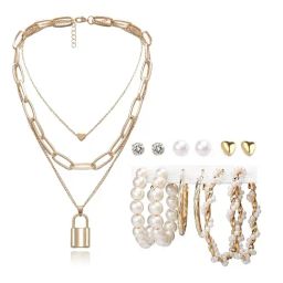 YouBella Stylish & Trendy Jewellery Set Combo of 6-19