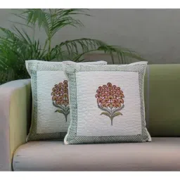 India Circus By Krshna Mehta Multi Cotton Printed Cushion Covers-image-22