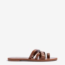 LUNA BLU by Westside Tan Multi-Strap Slides image 2