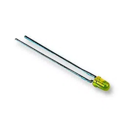 BROADCOM LED, 3MM, YELLOW, 2.1MCD, 585NM, HLMP-1719 (Pack of 5 Pcs)-20