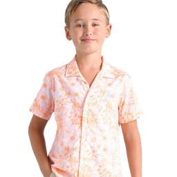 U.S. Polo Assn. Kids Orange & White Printed Shirt-image-57