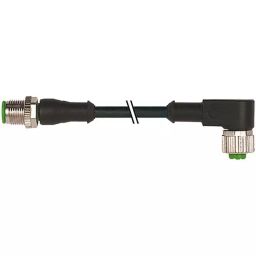Murrelektronik Limited Sensor Actuator Cable 600 mm Straight Male 4 Way M12 to Right Angle Female 4 Way M12, 7000-40121-6340060-image-97