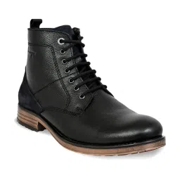 Allen cooper Men's Black Casual Boots image 2
