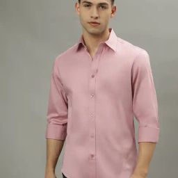 Iconic Pink Slim Fit Shirt-image-17