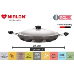 Nirlon Red Aluminium Non-Stick Cookware Combo - Set of 4 image 2