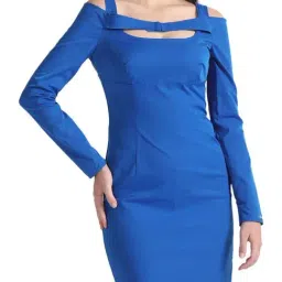 CALVIN KLEIN Kettle Blue Printed Dress-picture-8