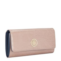 Tommy Hilfiger Jocelyn Plus Pink Textured Wallet for Women image 2