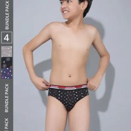 Dollar Bigboss Boys Multicolor Printed Briefs (Pack Of 4)-image-89