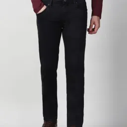 Peter England Black Cotton Skinny Fit Jeans-picture-45