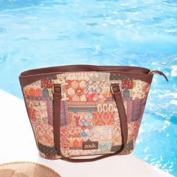 ZOUK Kutch Gamthi Printed Tote Handbag image 2