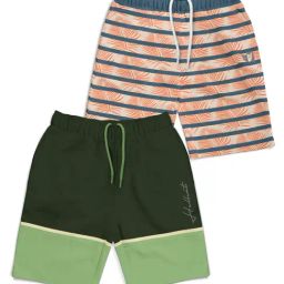 HELLCAT Kids Multi Color Block Shorts (Pack Of 2)-image-72