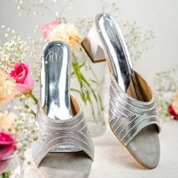 NR by Nidhi Rathi Women's Silver Casual Sandals-image-69