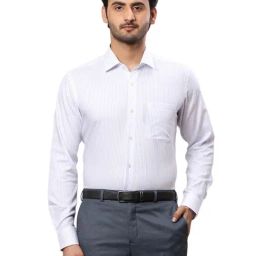 Raymond Grey Contemporary Fit Texture Trousers-image-31