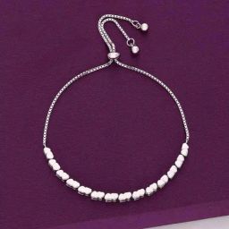 Kai Jewel Sterling Silver Twin Heart Bracelet-image-31