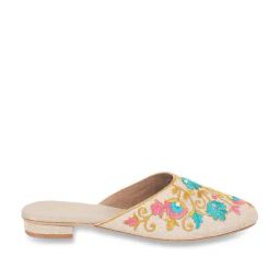 Metro Women's Beige Mule Shoes-image-100