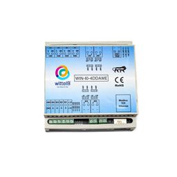 WittelB -WIN-IO-4DDAME-MQTT-IO Module with 4 Digita Inputs 4 Digital Outputs 4 Analog Inputs with Modbus TCP Ethernet(12 Bit Resolution) image 2