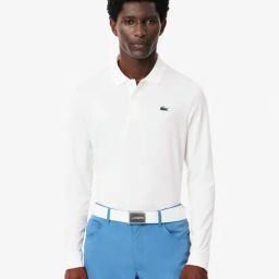 Lacoste White Regular Fit Sports Polo-image-21