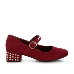 London Rag Women's Burgundy Mary Jane Shoes-image-32