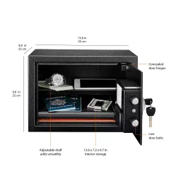 Powerhouse (21 litres) Digital Electronic Safe for Home and Office with Double Deadlock, PIN Code and Manual Access ( 15 Liters Internal Storage) image 3