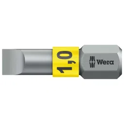 WERA SLOTTED BIT, 1MM X 5.5MM X 25MM, 05056066001-72