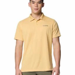 Columbia Mens Yellow Omni-Wick Utilizer Polo Tshirt-43