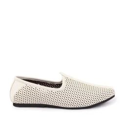 Fausto Men's White Casual Juttis-image-53