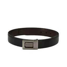 Pacific Gold Men Black & Brown Textured ReversibleBelt-image-76