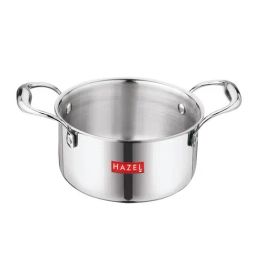 HAZEL Triply Stainless Steel Induction Bottom Tope with Handle, 3.6 Litre, 20.5 cm-image-14