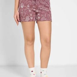 Dreamz By Pantaloons Renaissance Rose Regular Fit Printed Shorts-picture-47
