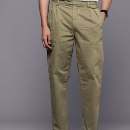 Louis Philippe Jeans Men Baggy Pleated Trousers-picture-24