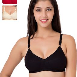 Souminie Pack of 3 Full-Coverage Bras SLY933-58