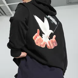 Puma x Ms Tempo Printed Pure Cotton Hooded Sweatshirt-image-3