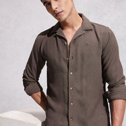 WROGN Cuban Collar Casual Shirt-image-99