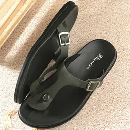 SHENCES Men PU Comfort Sandals-image-89