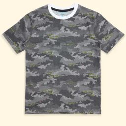 Pantaloons Junior Black Cotton Printed T-Shirt-picture-13
