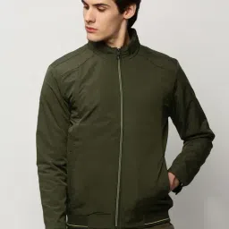 showoffff SHOWOFF Olive Slim Fit Jacket-picture-21