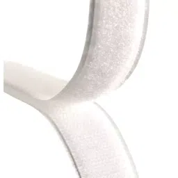 RS PRO White Hook & Loop Tape, 2176999-92